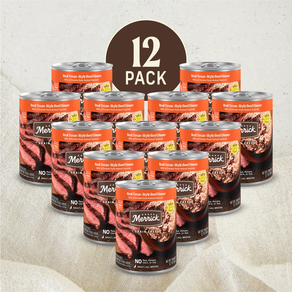 Merrick sans colorants et saveurs artificielles: choix plus sain.