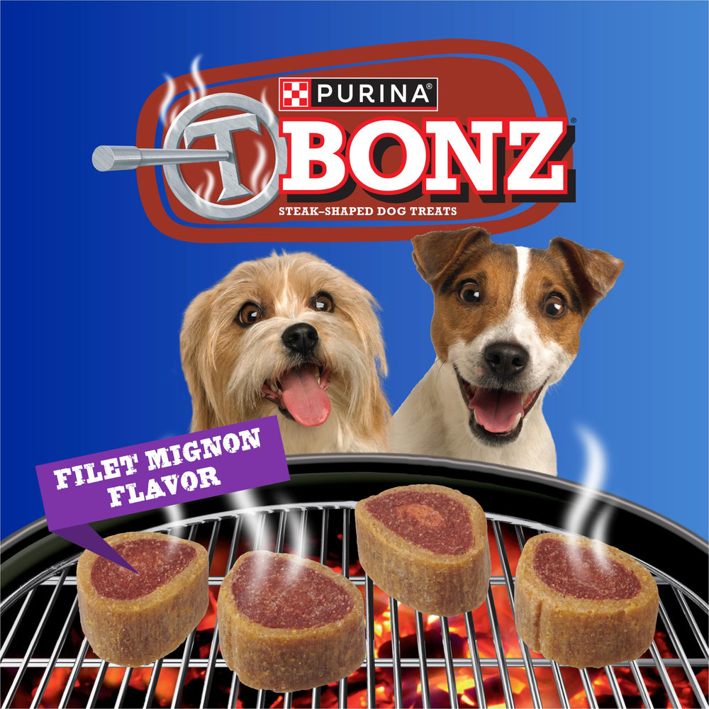Arôme grillé Merrick T-Bonz filet mignon, stimulant l'appétit lors des collations.