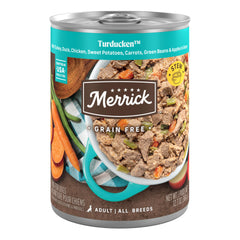 Merrick Turducken - conserve poulet et dinde, repas humide riche en protéines.