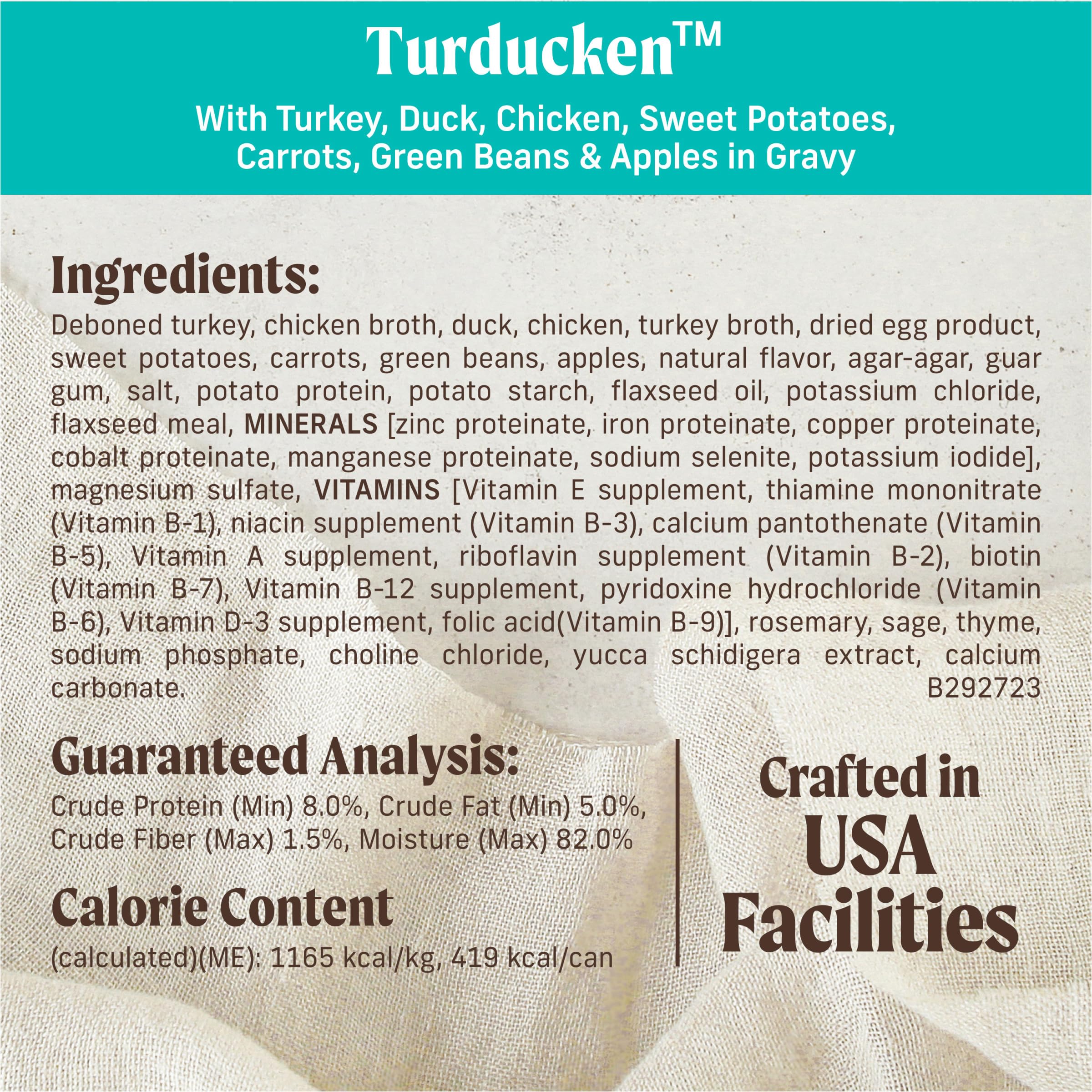 Merrick Turducken pommes et fruits, morceaux savoureux pour enrichir le goût.