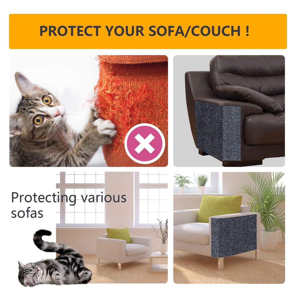 MESIXI protège-mobilier chat 120x15,8: retrait facile sans résidu.