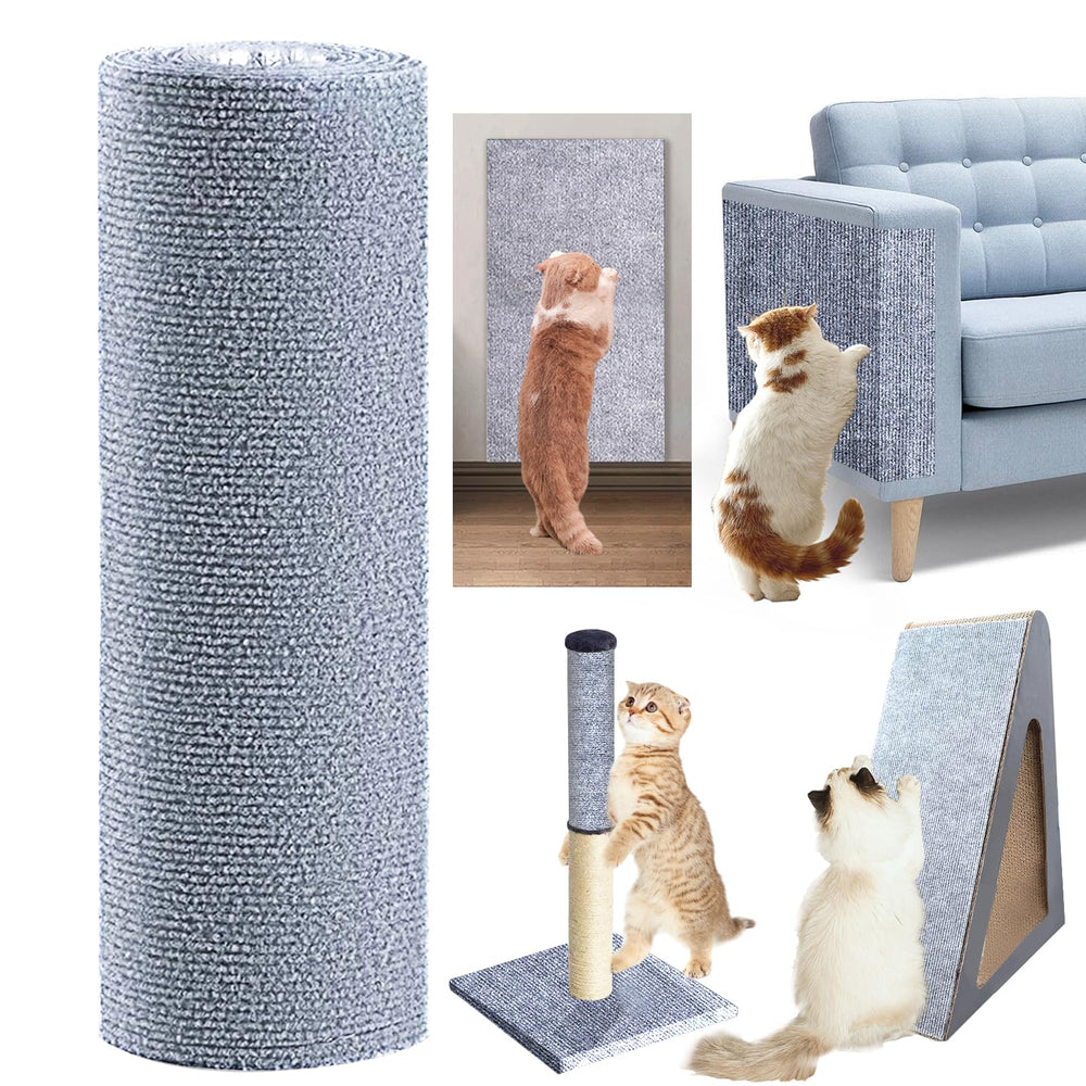 MESIXI protège-mobilier chat 120x15,8: tapis sisal qui prévient les griffes sur canapé.