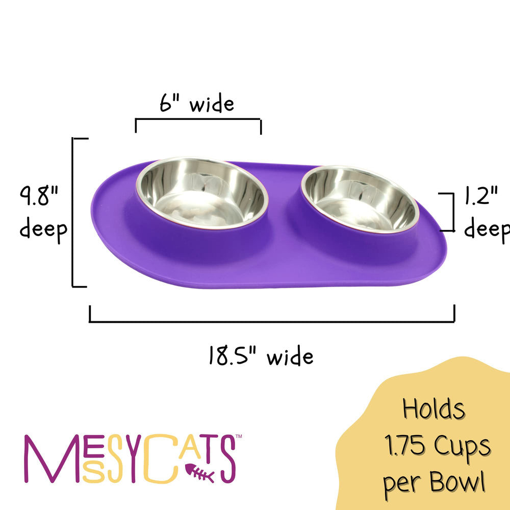 Messy Cats, design-anti-versement: réduit les déversements pendant les repas.