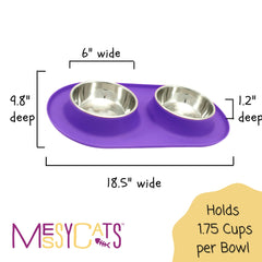Messy Cats, design-anti-versement: réduit les déversements pendant les repas.