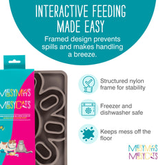 Tapis Messy Mutts ralentisseur d’alimentation pour une dégustation plus calme.