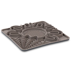 Messy Mutts Tapis de léchage en silicone encadré, stimulation mentale pendant le repas.