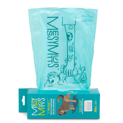 Rouleau BioRecycle Messy Mutts 365 sacs, pratique pour balades quotidiennes.