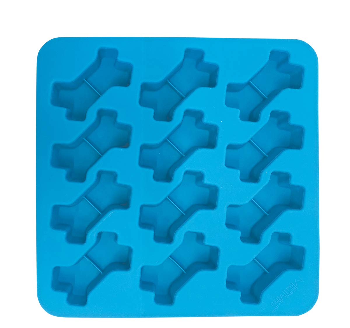 Messy Mutts – moules os en silicone, 12 formes faciles à démouler et congeler.