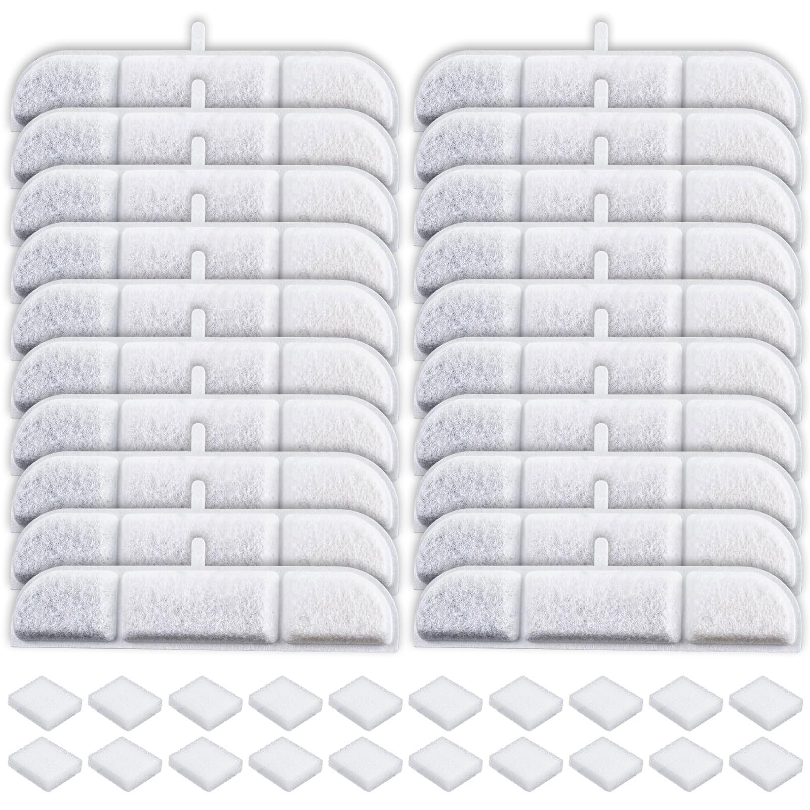 Mestrol filtre de remplacement DownyPaws DPWFP6, ensemble pour eau plus propre.