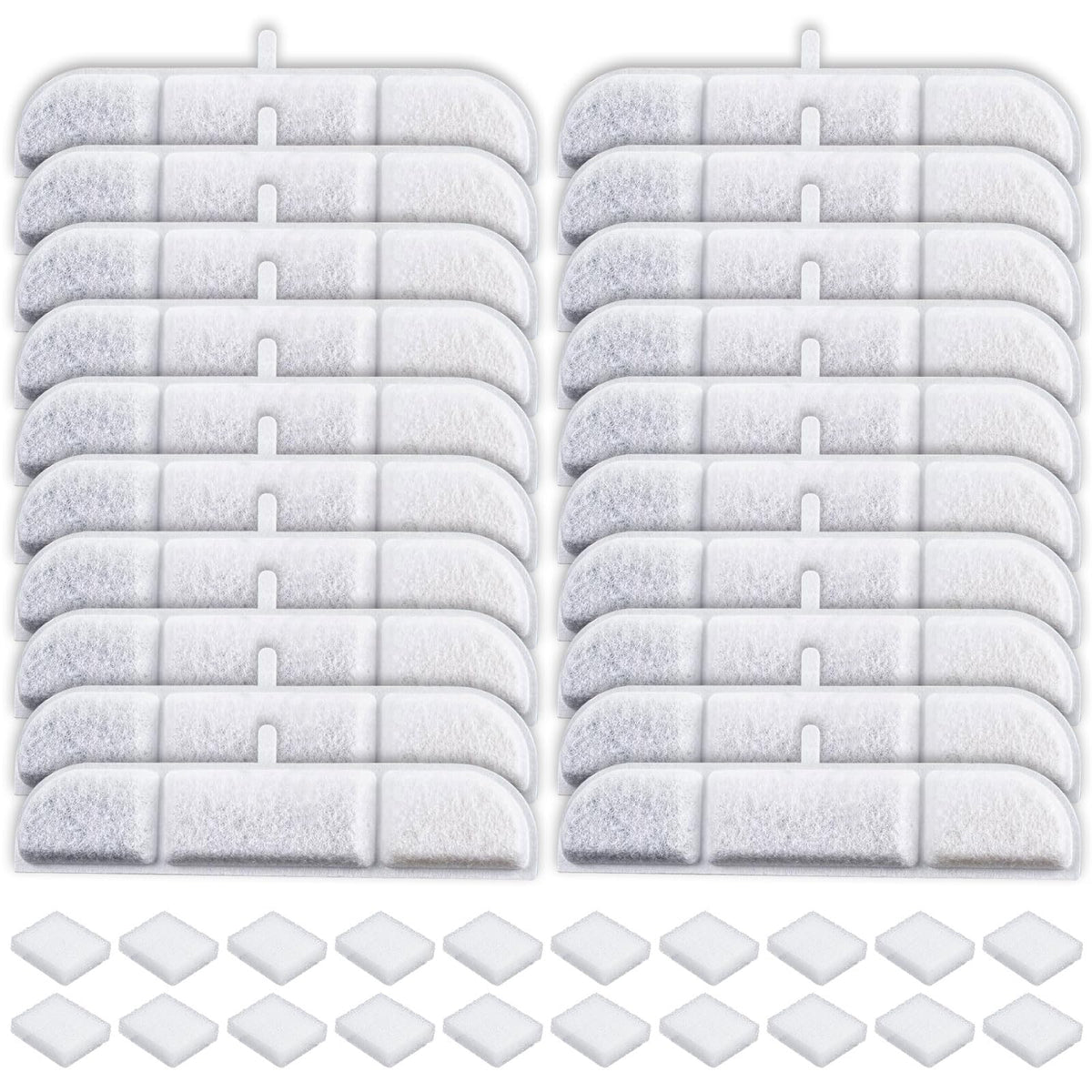 Mestrol filtre de remplacement DownyPaws DPWFP6, ensemble pour eau plus propre.