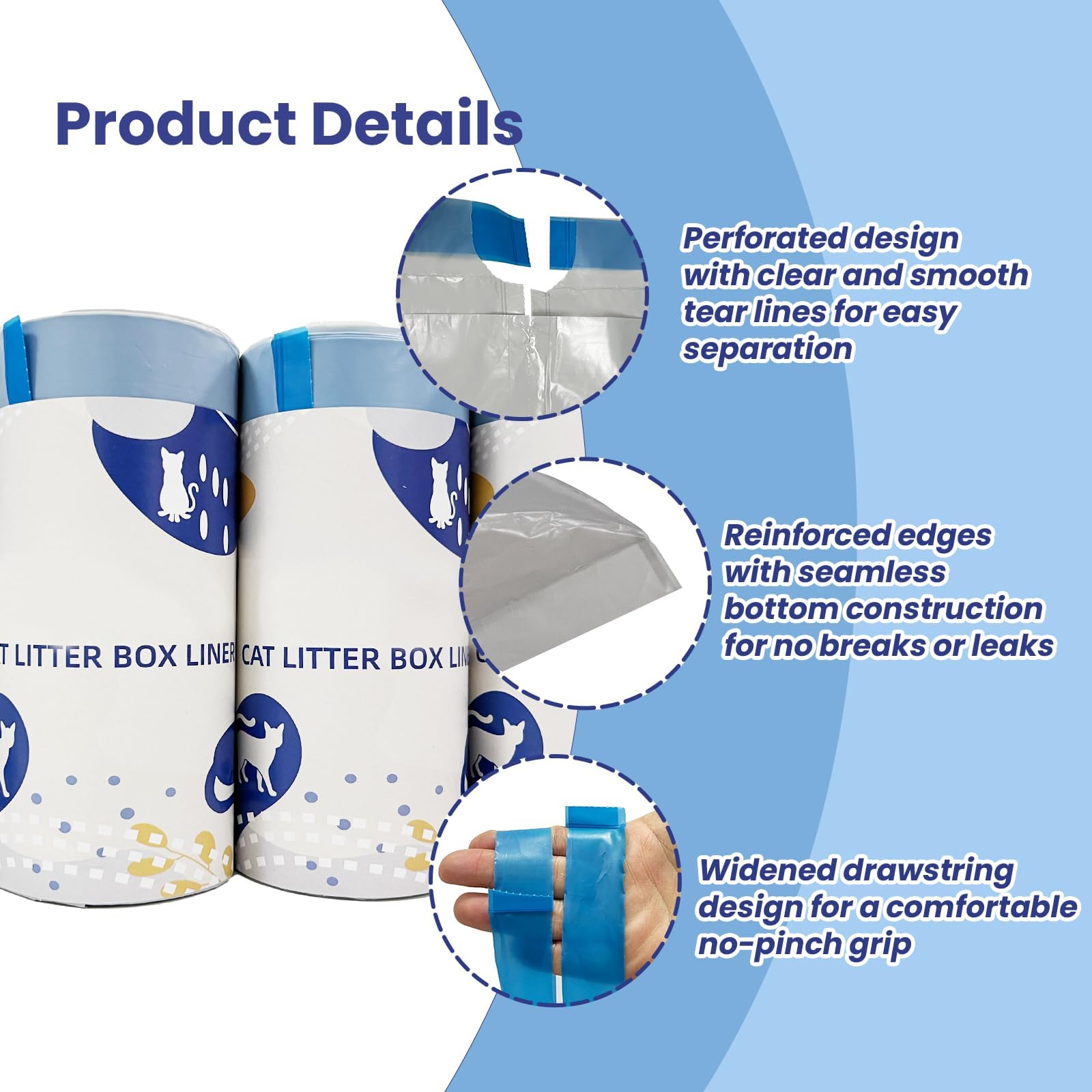 Les sacs Mestrol compatibles Neakasa et PetPivot, installation sans effort.
