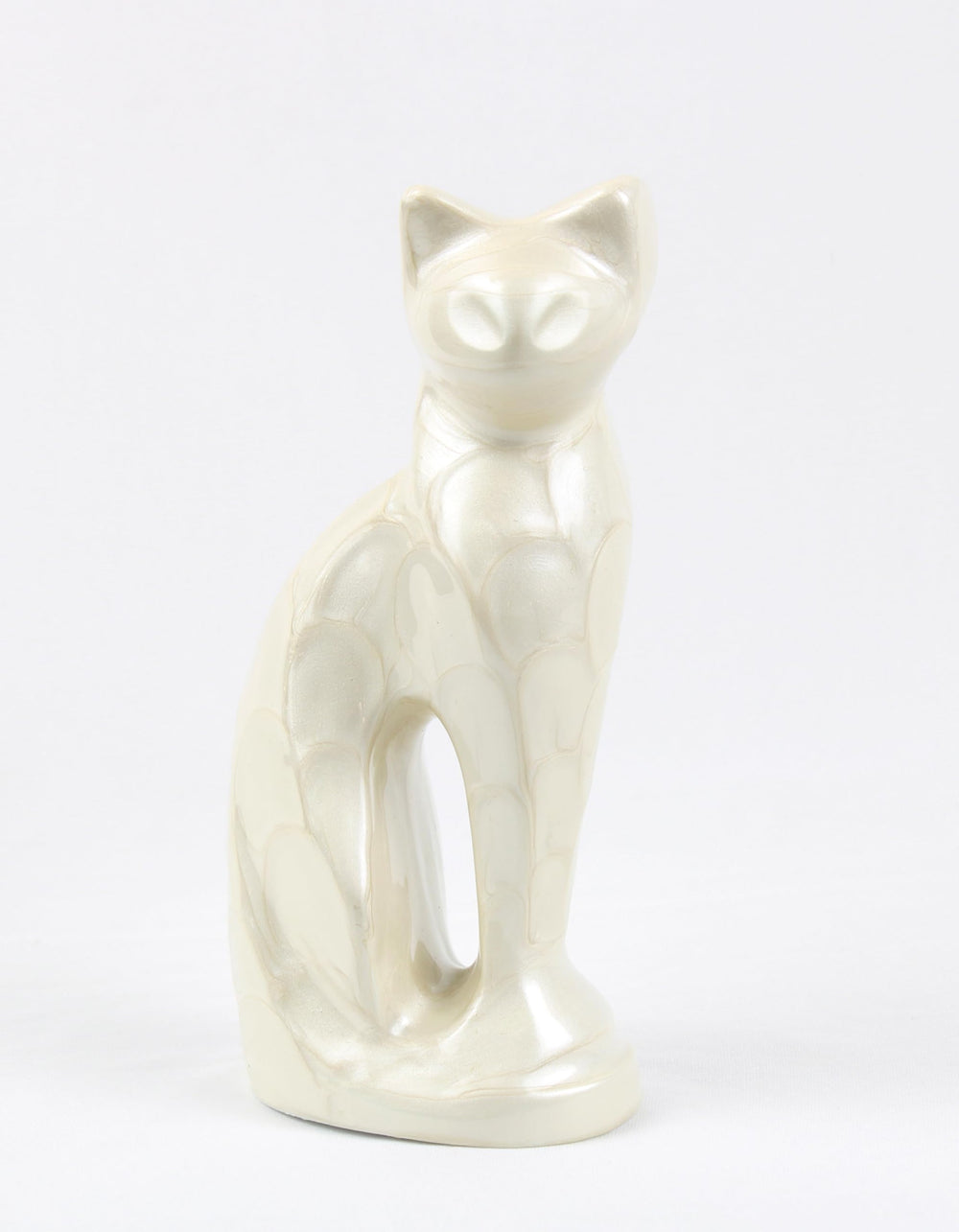 Urne METLYN chat design unique : souvenir chaleureux pour votre foyer.