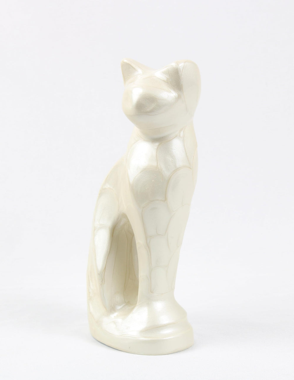 Urne METLYN chat silhouette féline : design discret idéal pour un espace mémoire.