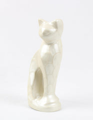 Urne METLYN chat silhouette féline : design discret idéal pour un espace mémoire.