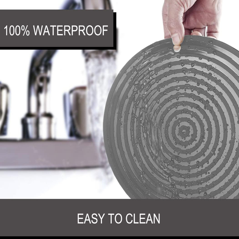 Metopets Tapis Compact, forme ronde et peu encombrante.