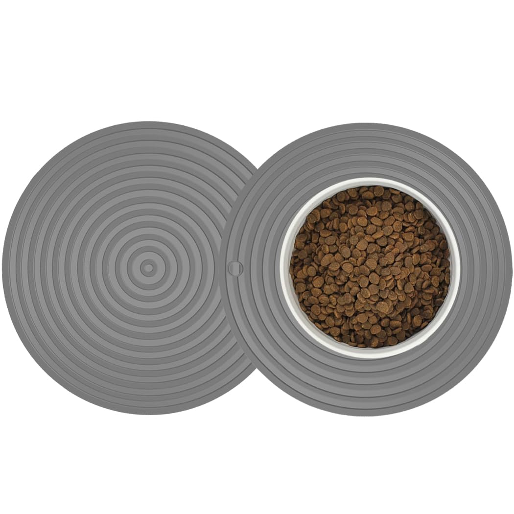 Metopets Tapis Alimentaire 2-pack, pratique pour limiter les éclaboussures pendant les repas.