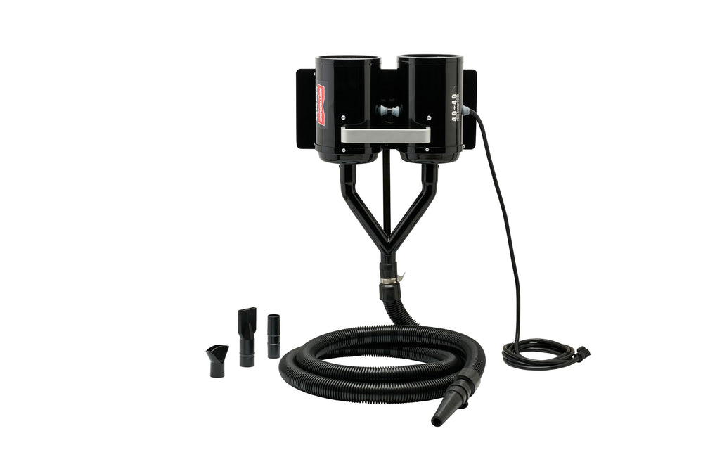 METROVAC Air Force Double Turbo TT-2X4, deux moteurs pour un séchage efficace.