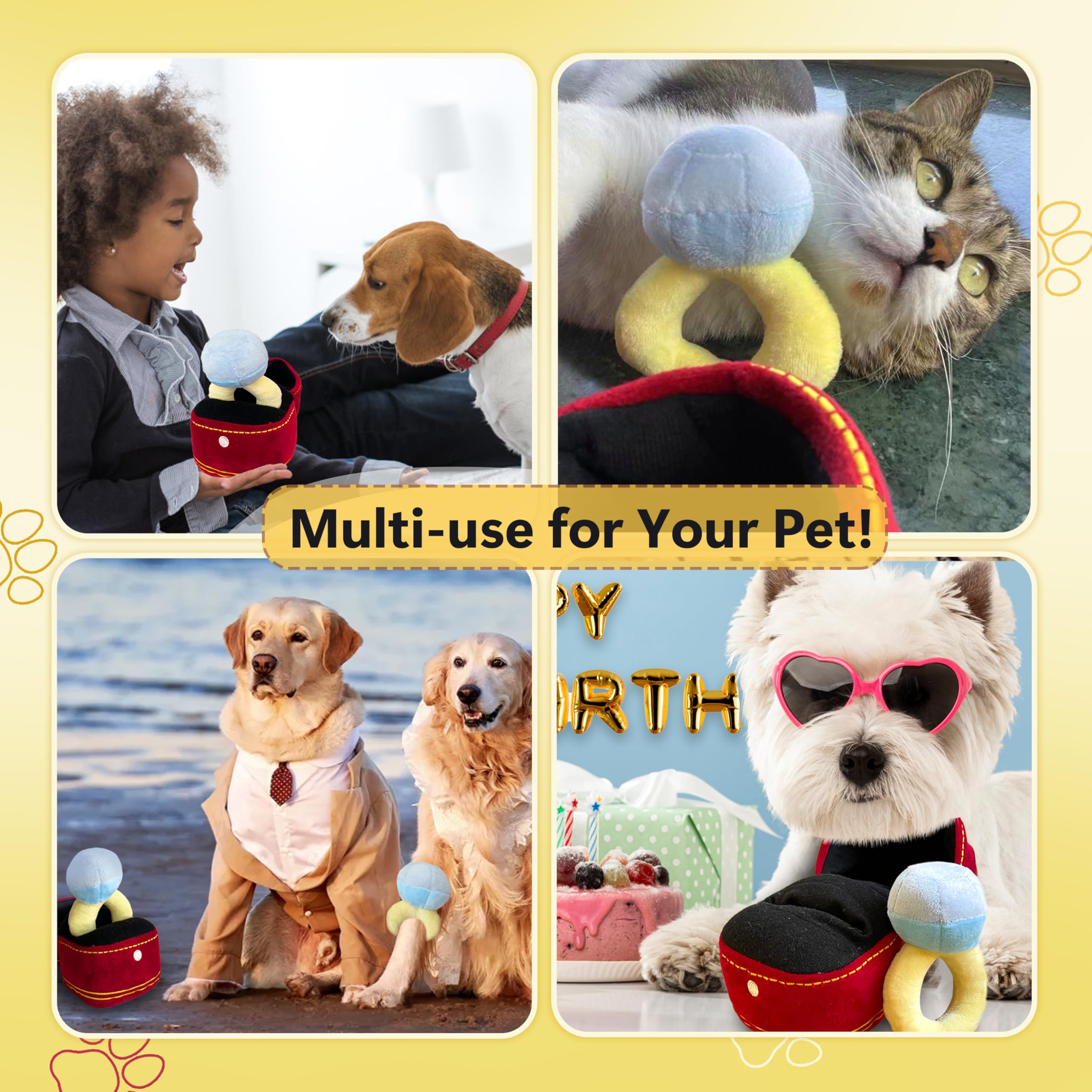 Mewcho jouet chien drôle, parfait pour photos et moments amusants