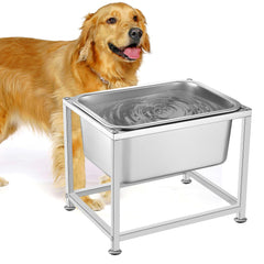 Bol eau MEWTOGO eleve pour chien, grande capacite pour hydrater toute la journee.