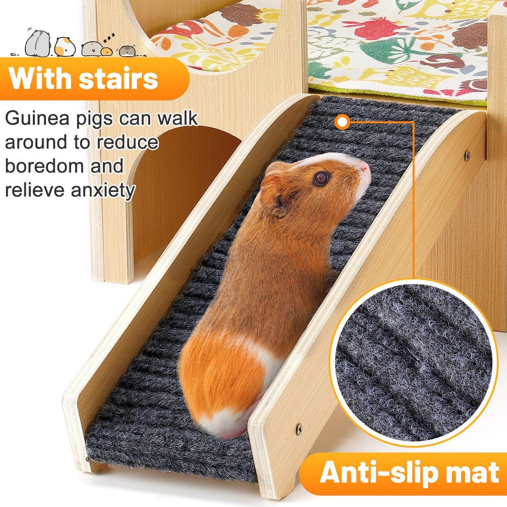 MEWTOGO châ­teau cobaye compact et adapté aux petits animaux.