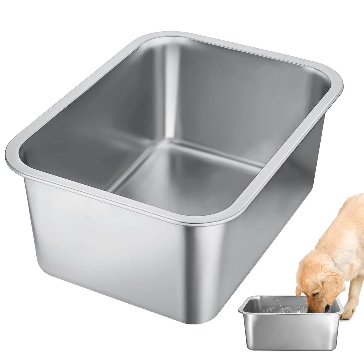 MEWTOGO gamelle extralarge 11,4 L, grande capacité pour plusieurs repas