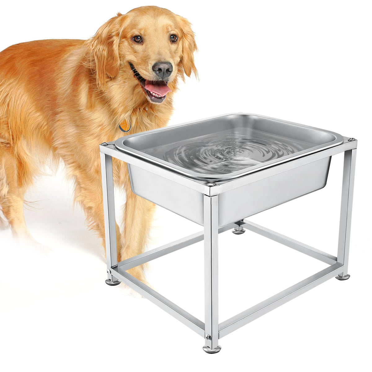 MEWTOGO gamelle eau surlevee pour grands chiens hauteur 11,5 pouces