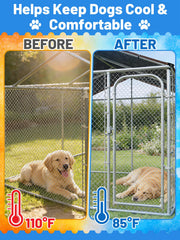 MEWTOGO maillage durable anti-soleil offre un espace frais pour l'enclos du chien