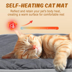 MEWTOGO tapis chauffant chat, base anti-glisse pour sécurité.