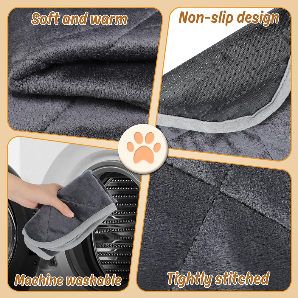 MEWTOGO tapis chauffant chat, fond anti-glisse garantissant stabilité.