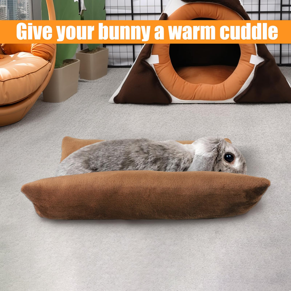 Usage intérieur MEWTOGO, tapis de repos polyvalent pour petits animaux brun.