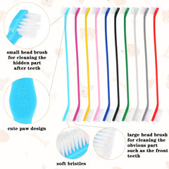 Brosse Meyeyaia dix couleurs, pratique pour différencier les animaux.