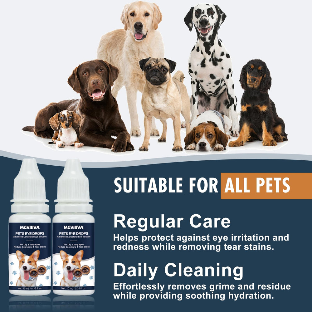 Mgviiiva gouttes cataracte chien — ingrédients naturels assurant douceur.