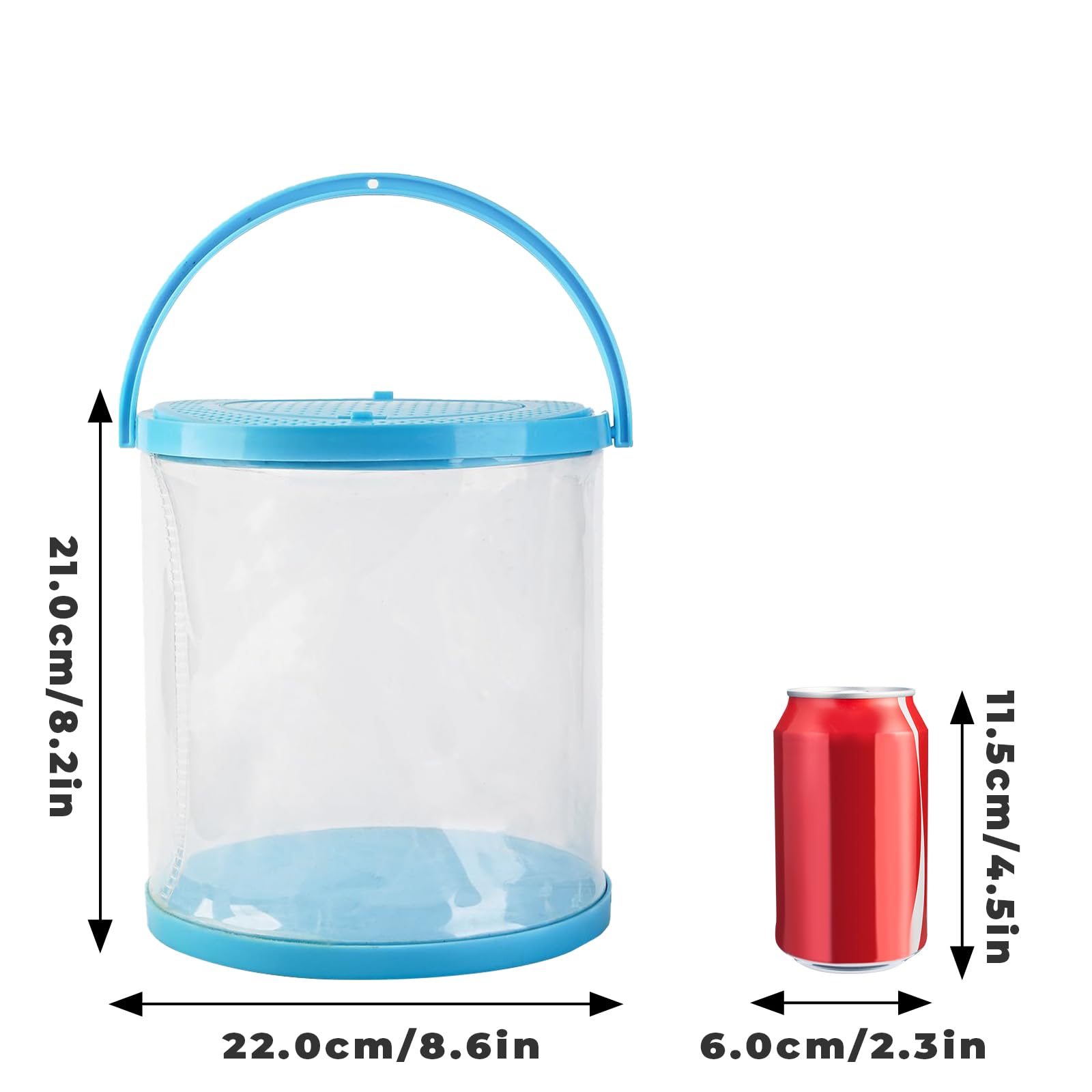 MHLLGN aquarium portable: parfait pour plages et sorties en plein air.