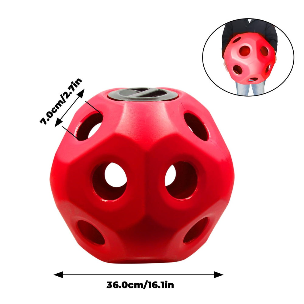 MHLLGN boule interactive pour foin, stimule l'action de manger et réduit l'ennui.
