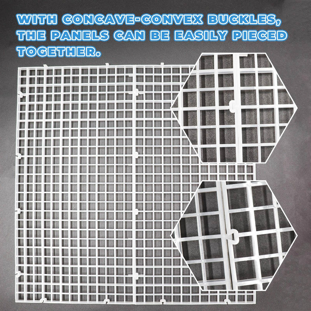 Kit de 8 couvercles MHLLGN pour plusieurs bacs d’aquarium.