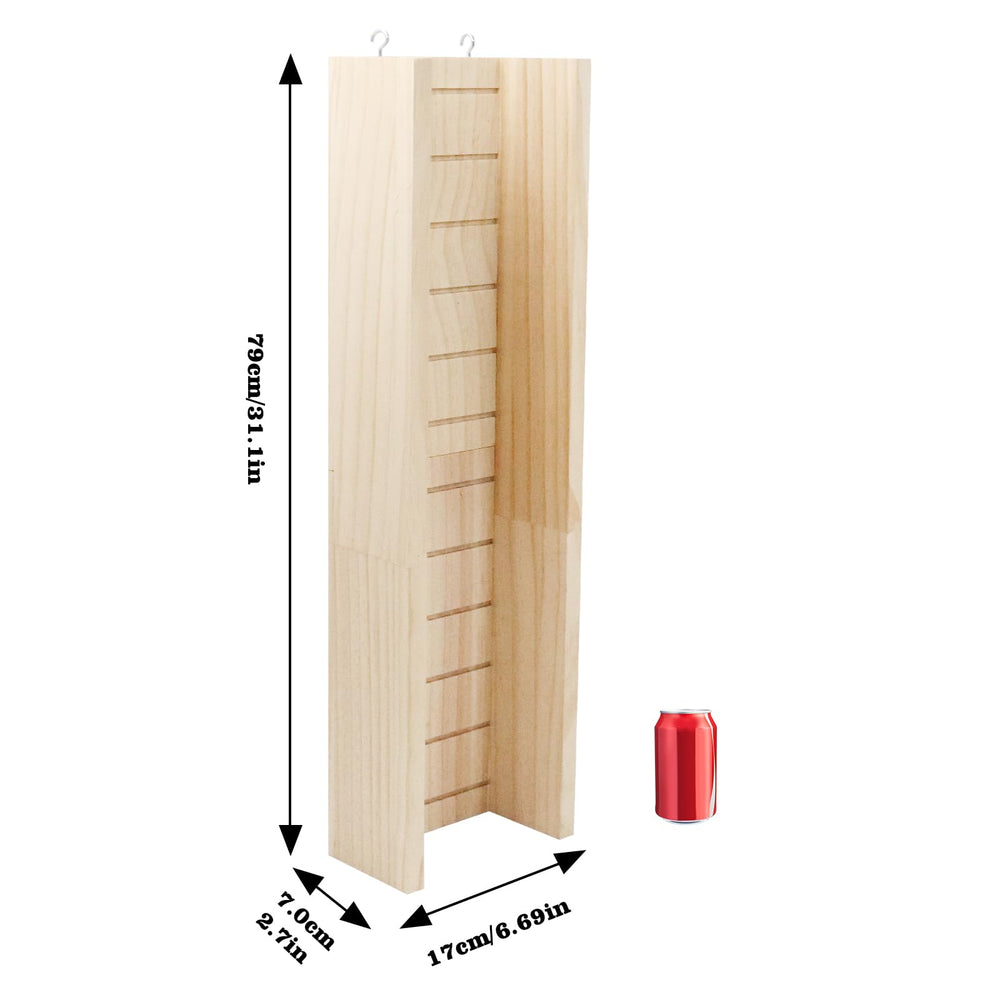 MHLLGN rampe bois hamster : surface sûre pour grimper et jouer.
