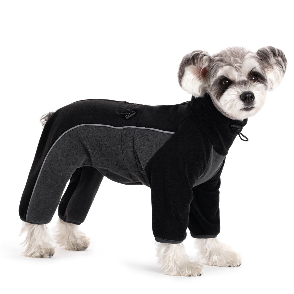 Miaododo manteau polaire pour chien avant: chaleur douce pour sorties hivernales
