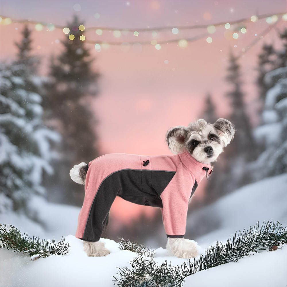 MIAODODO manteau chien col haut: protection contre le vent.