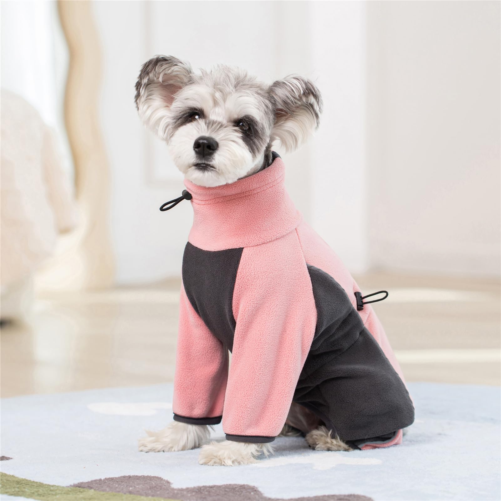 Pyjama chien Miaododo corps complet: couverture totale.
