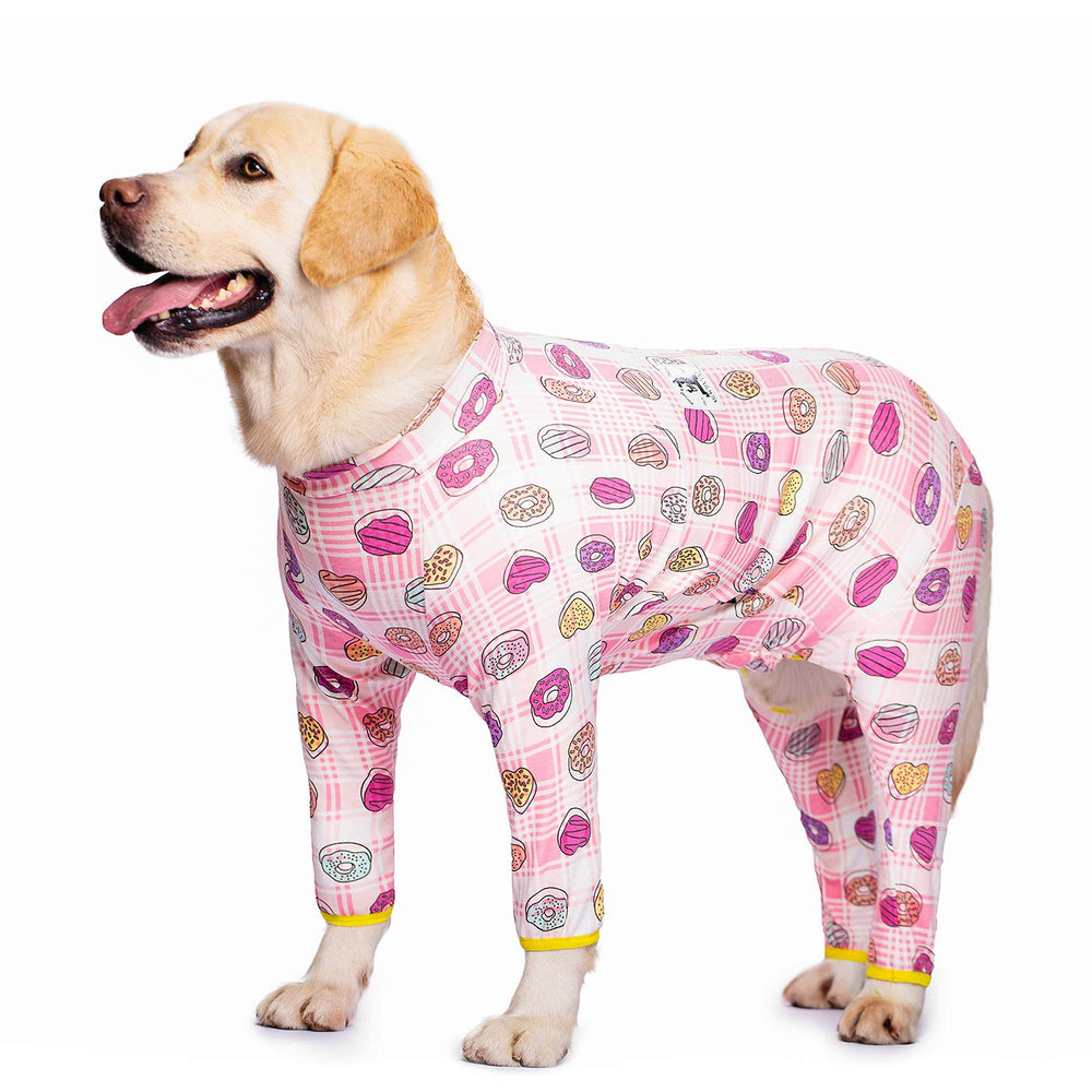 Miaododo pyjama recuperation chien, dos zippé, confort après chirurgie.