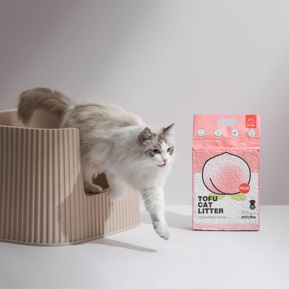 Michu Tofu Litière sans parfum pour nez sensibles.