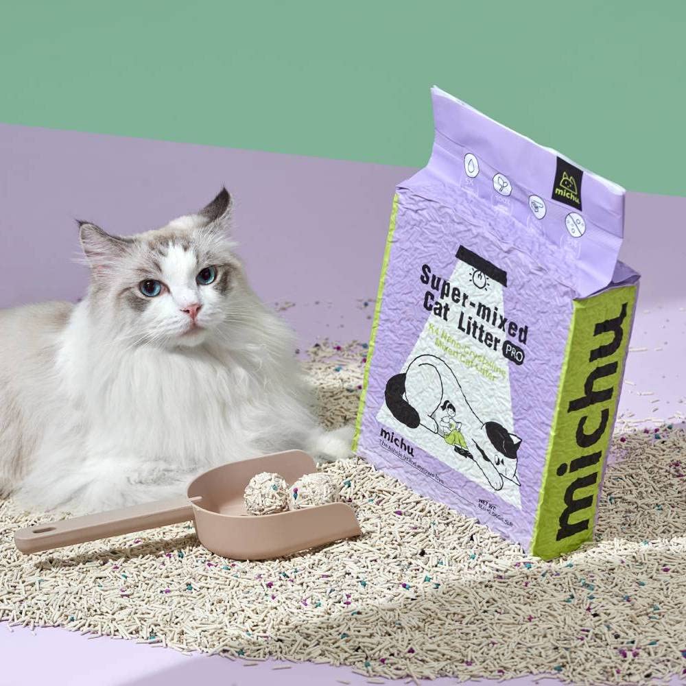 Lot de 2 paquets Michu Original, solution économique pour chats