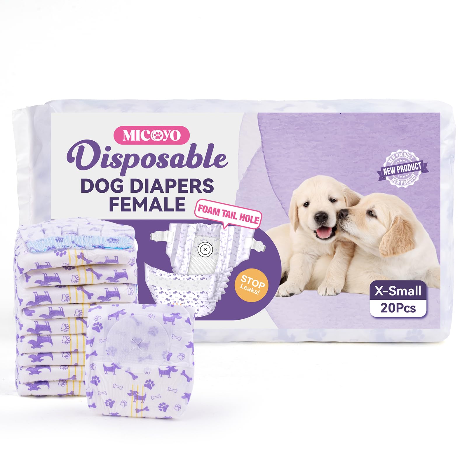 MICOOYO confort-porte — pour chiens actifs et propres