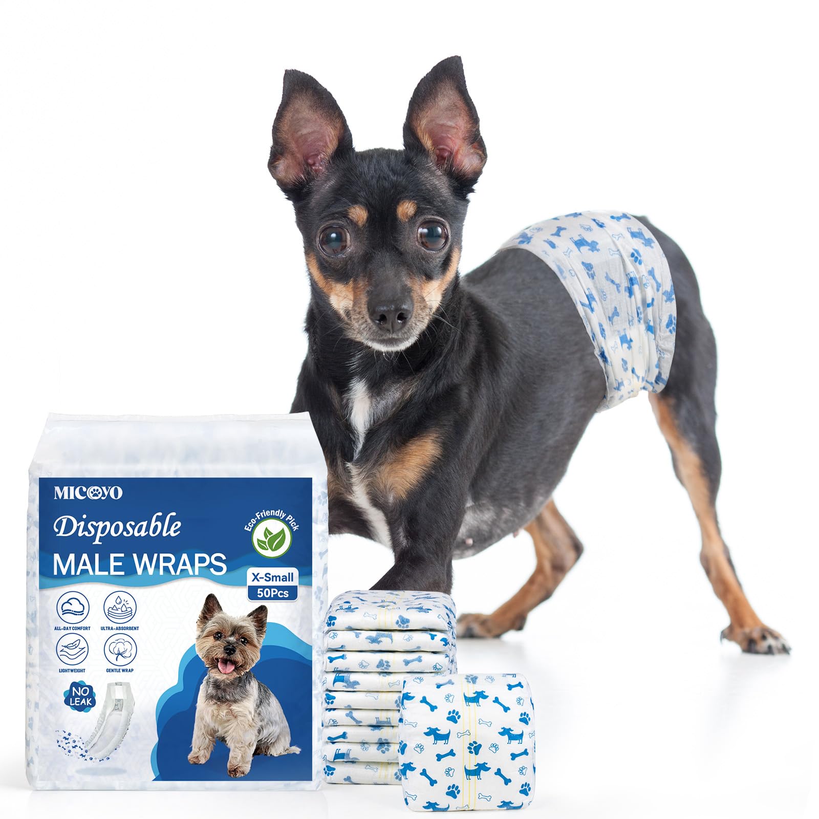 MICOOYO couche-chien absorbante legere, confort optimal et propreté à la maison.