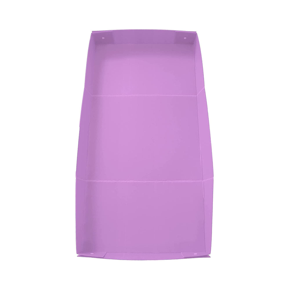 Midlee liner cage ondulée violet 47x24 : aperçu arrière, montre la solidité.