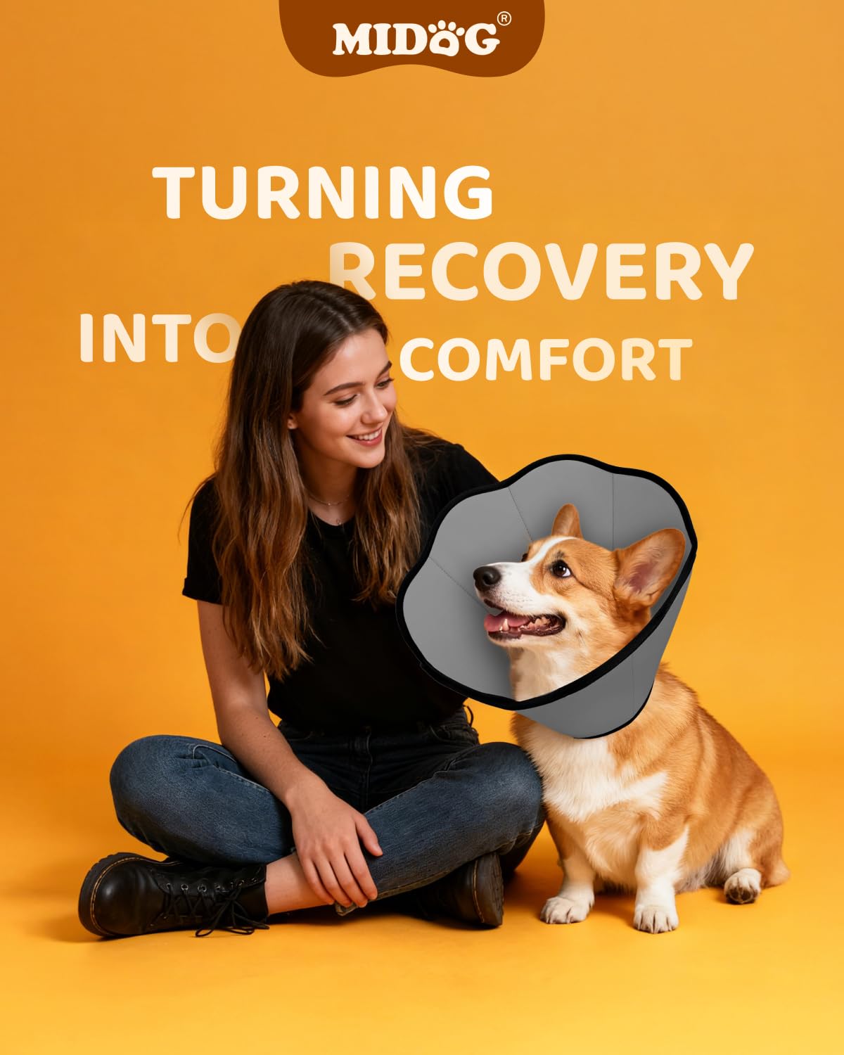 MIDOG collier-cone garantie d'un an pour votre tranquillité.
