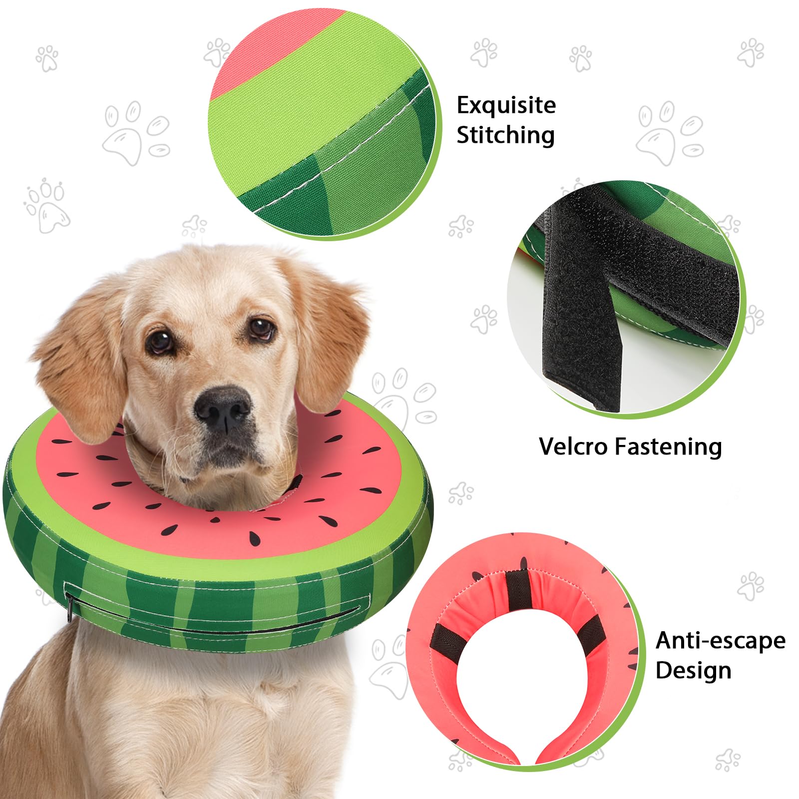 Midog collier inflable doux, léger et portable pour les voyages.