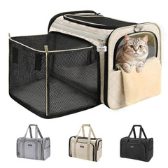 Midog sac-chat souple expansion carrée pour plus d'espace lors des trajets