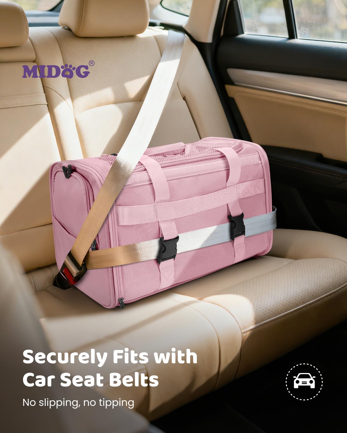 Midog Sac Chat Tissu Impermeable Anti-Poil: nettoyage facile et propreté durable.