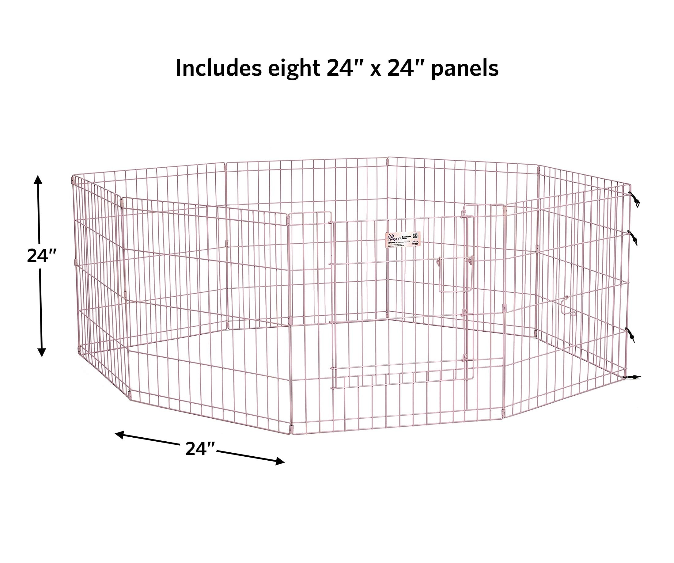 MidWest Enclos 24 pouces – connecteurs rapides et panneaux modulables pour configuration flexible.